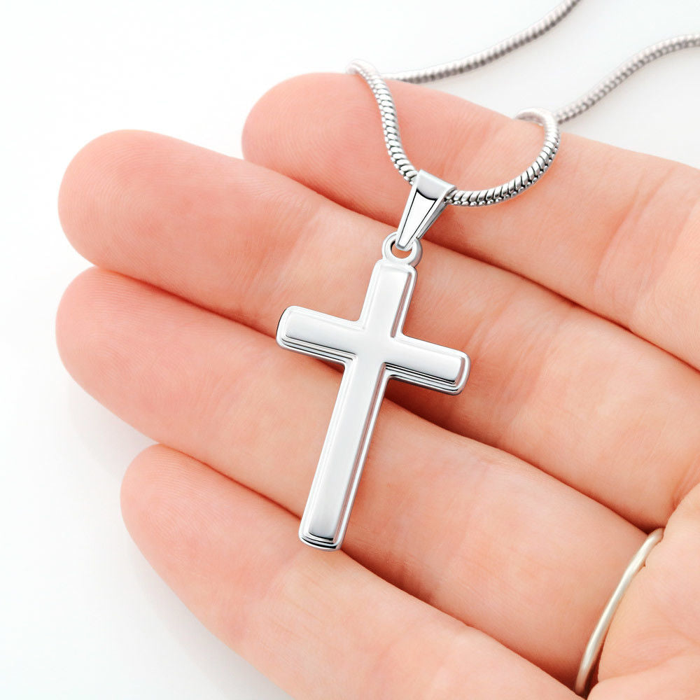 Stainless Cross Necklace - You're Unstoppable