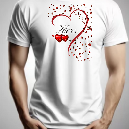 His and Hers Valentine/T Shirt