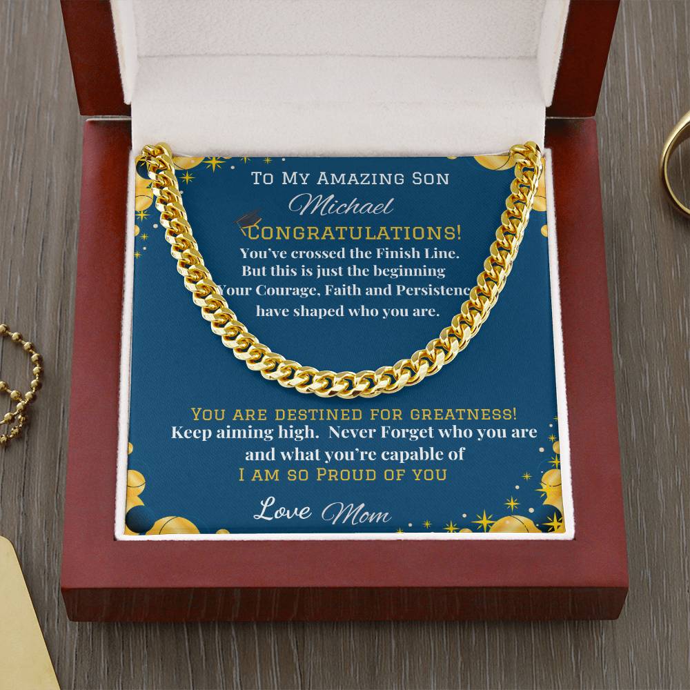 Cuban Link Chain w/ Lux Box- Destined for Greatness