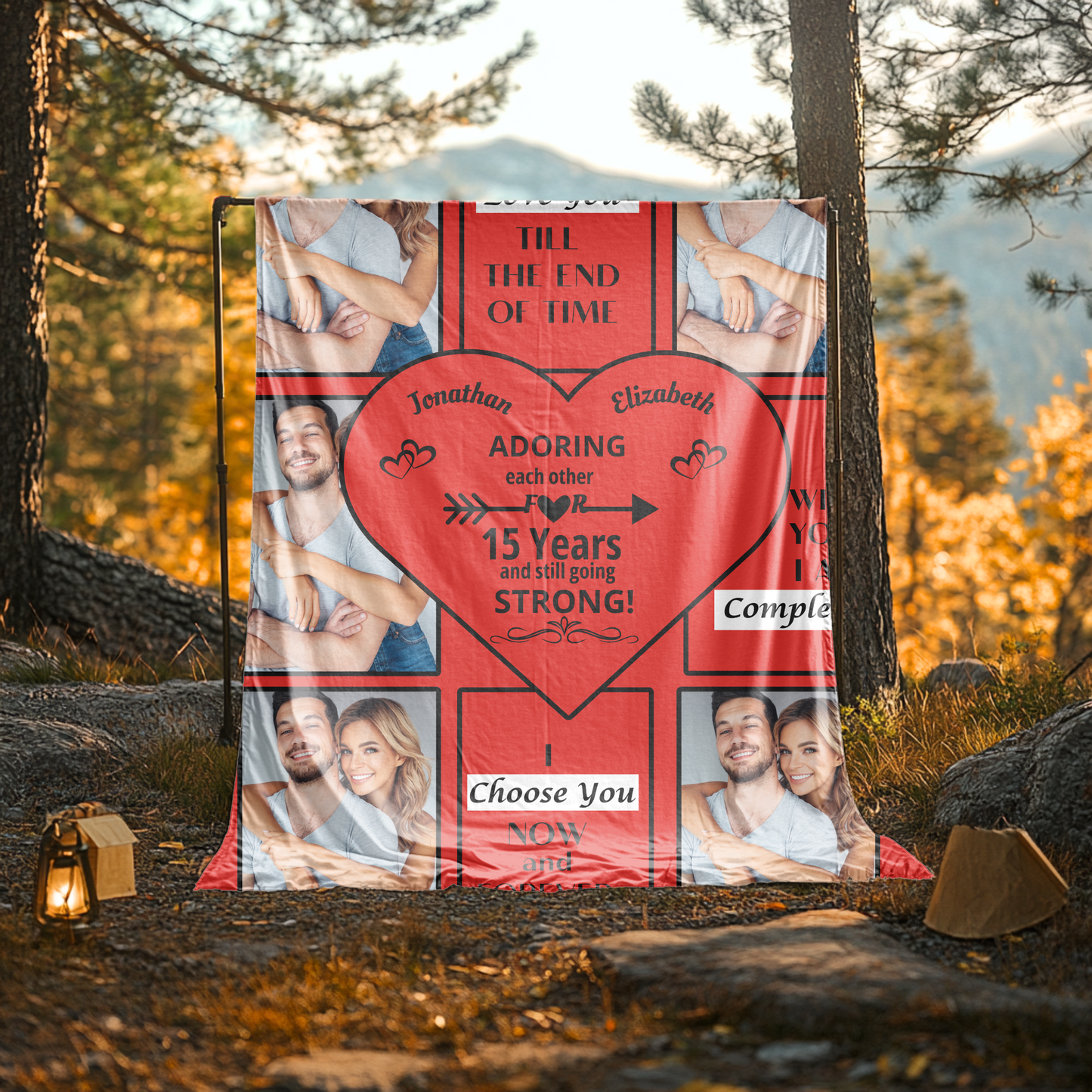 VPL Cozy Plush Fleece Blanket - HEART - ADORING