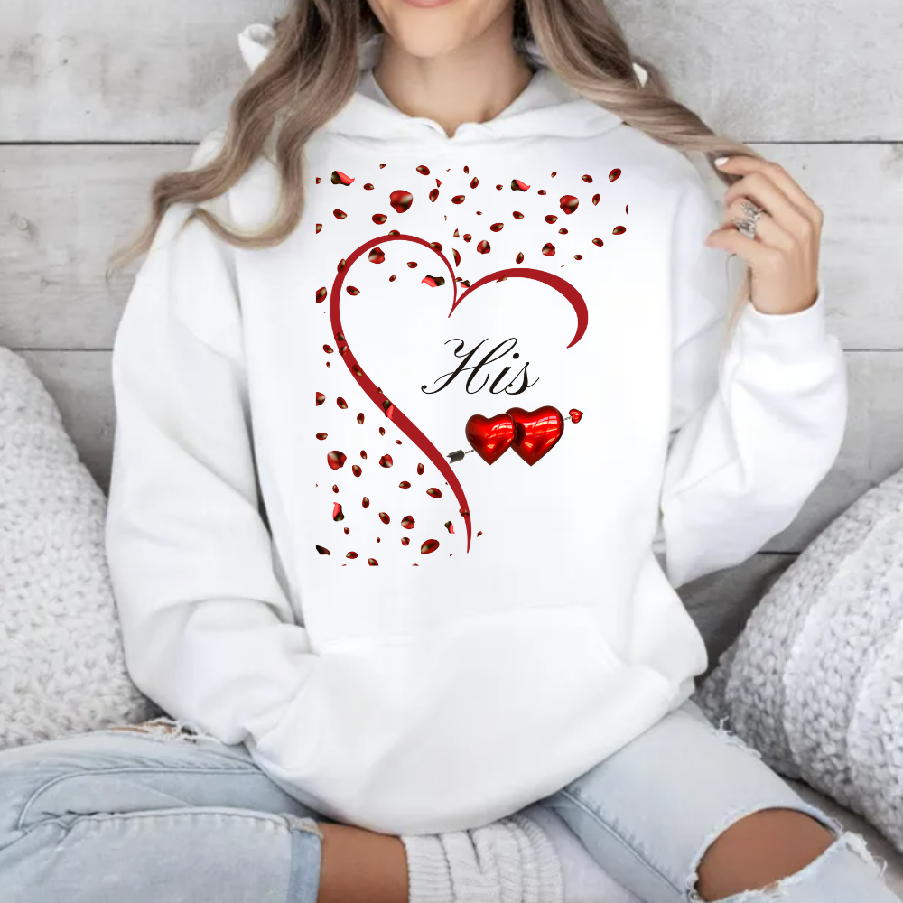 His and Hers Valentine Hoodie