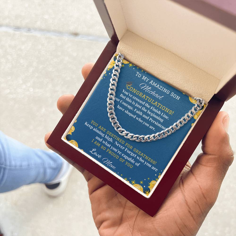 Cuban Link Chain w/ Lux Box- Destined for Greatness