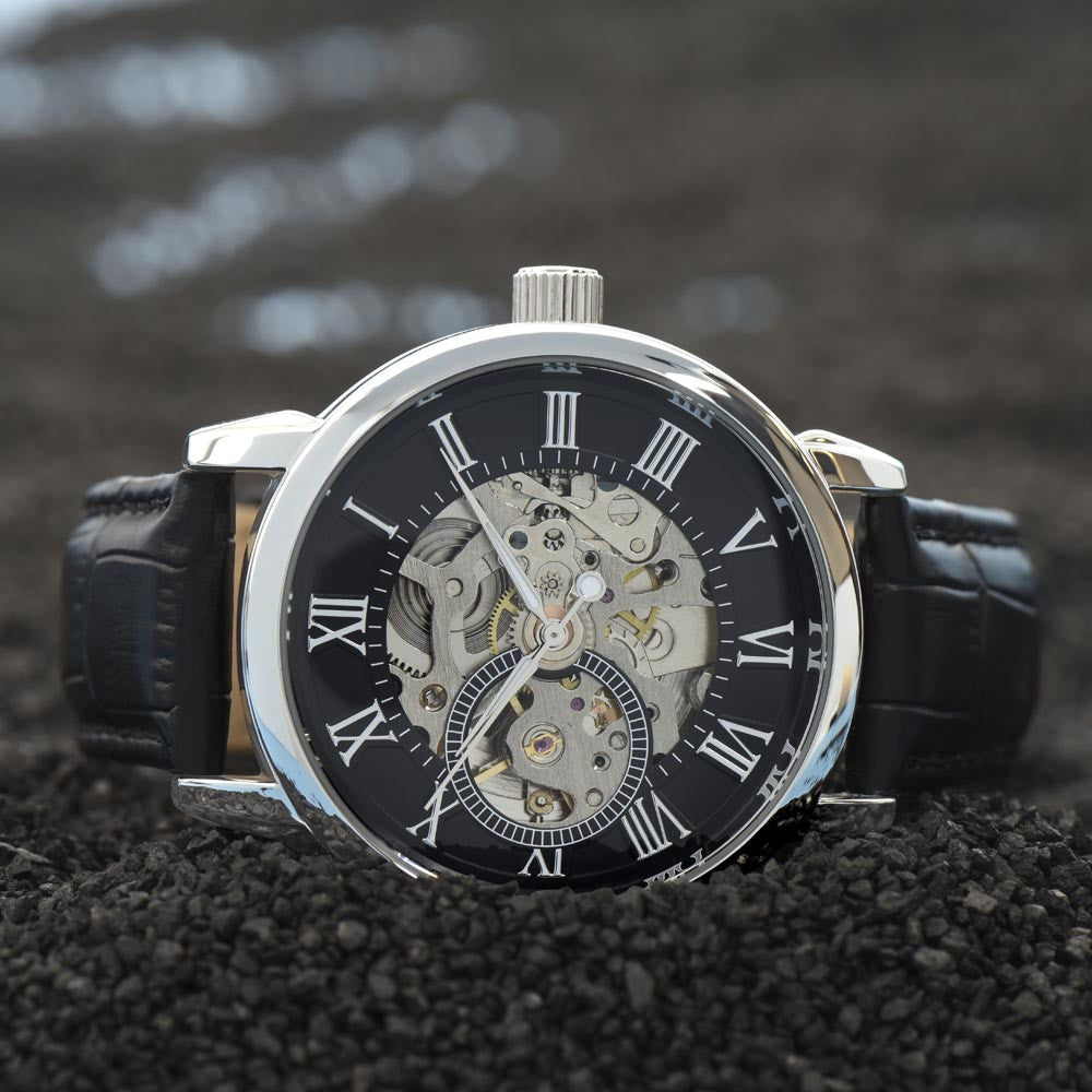 Men's Openwork Watch + MC - Son's Graduation
