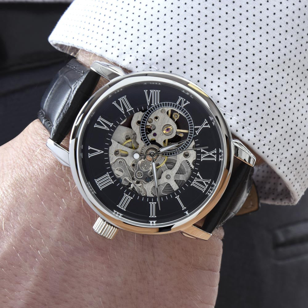Men's Openwork Watch + MC - Son's Graduation