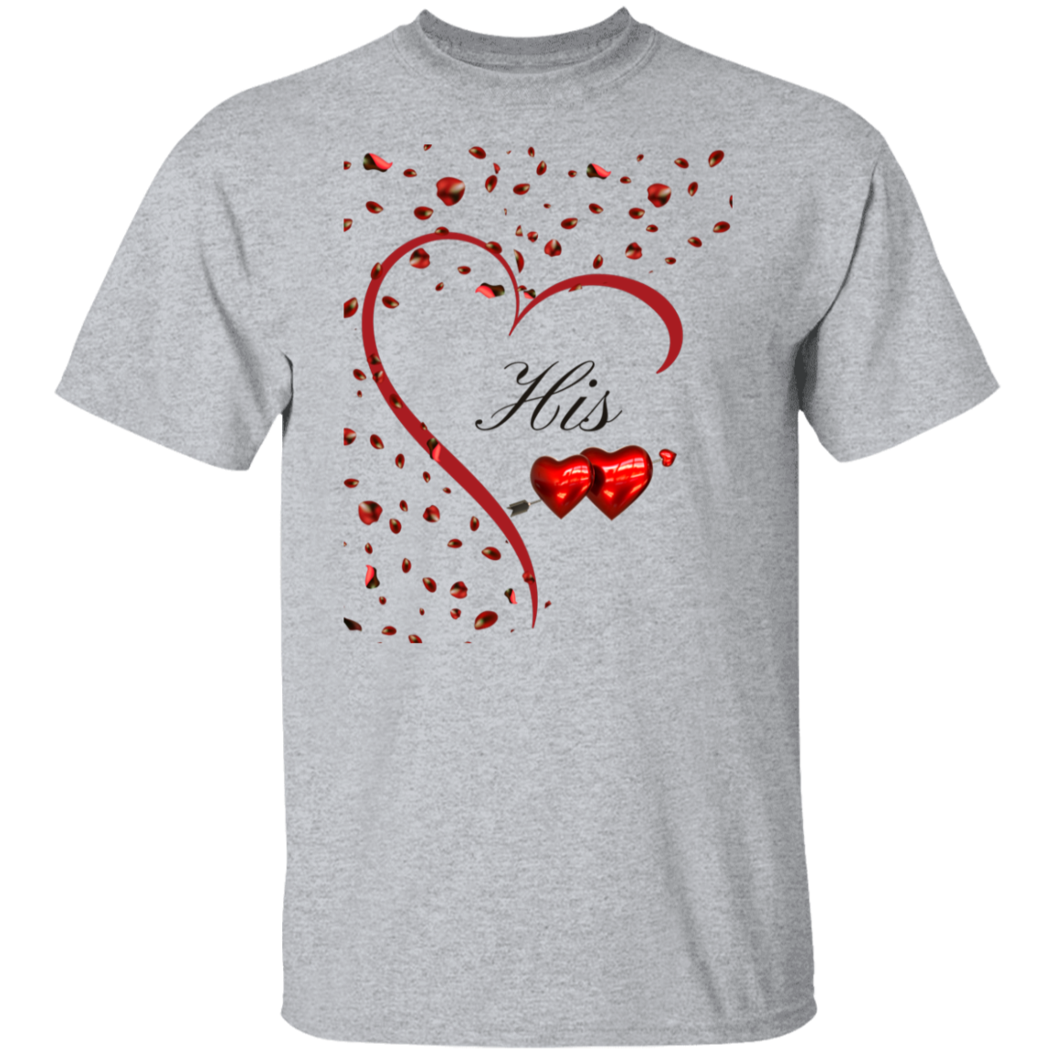 His and Hers Valentine/T Shirt