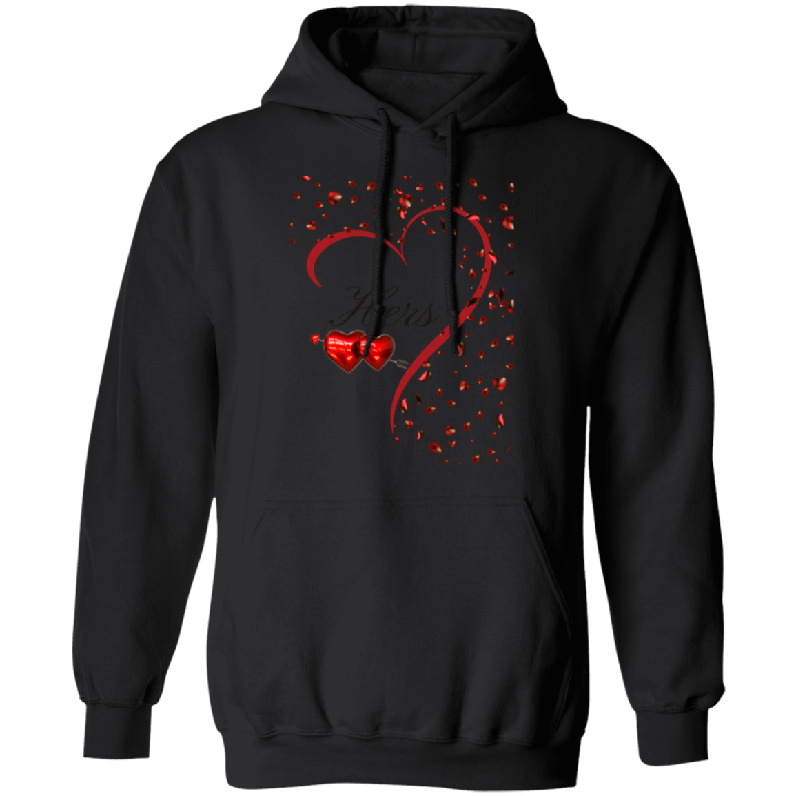 His and Hers Valentine Hoodie