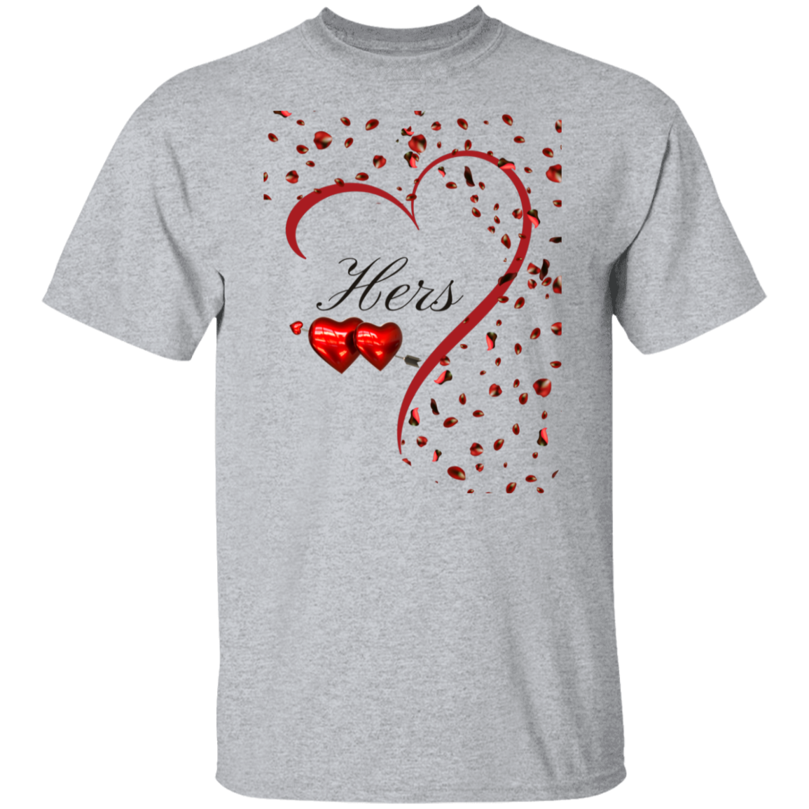His and Hers Valentine/T Shirt