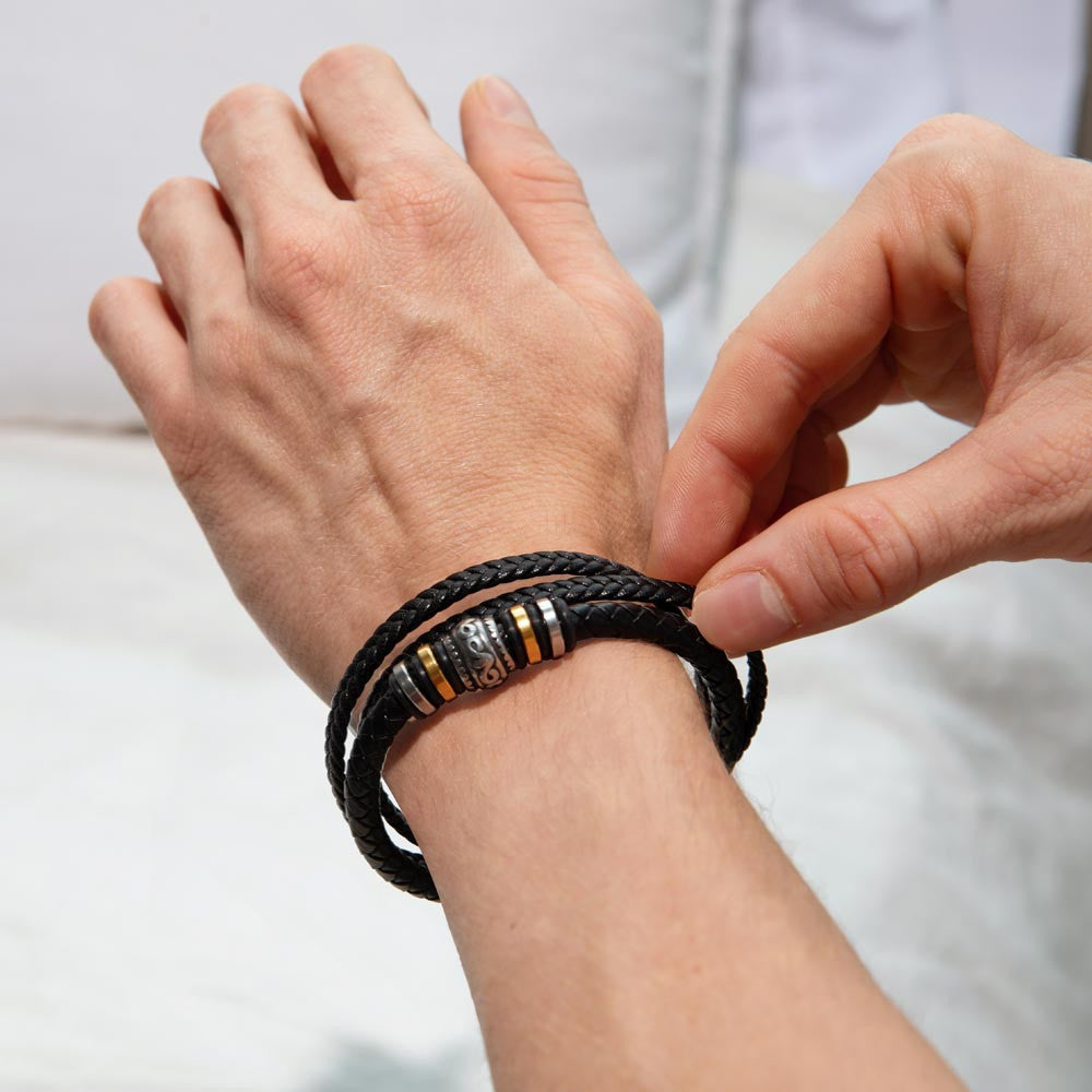 Son's Graduation - Love You Forever Bracelet