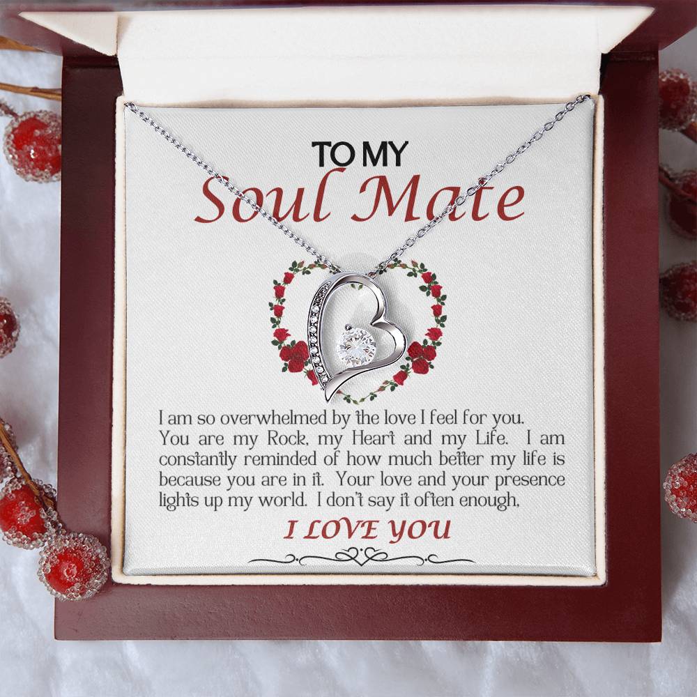 Forever Love Necklace/Soul Mate/White