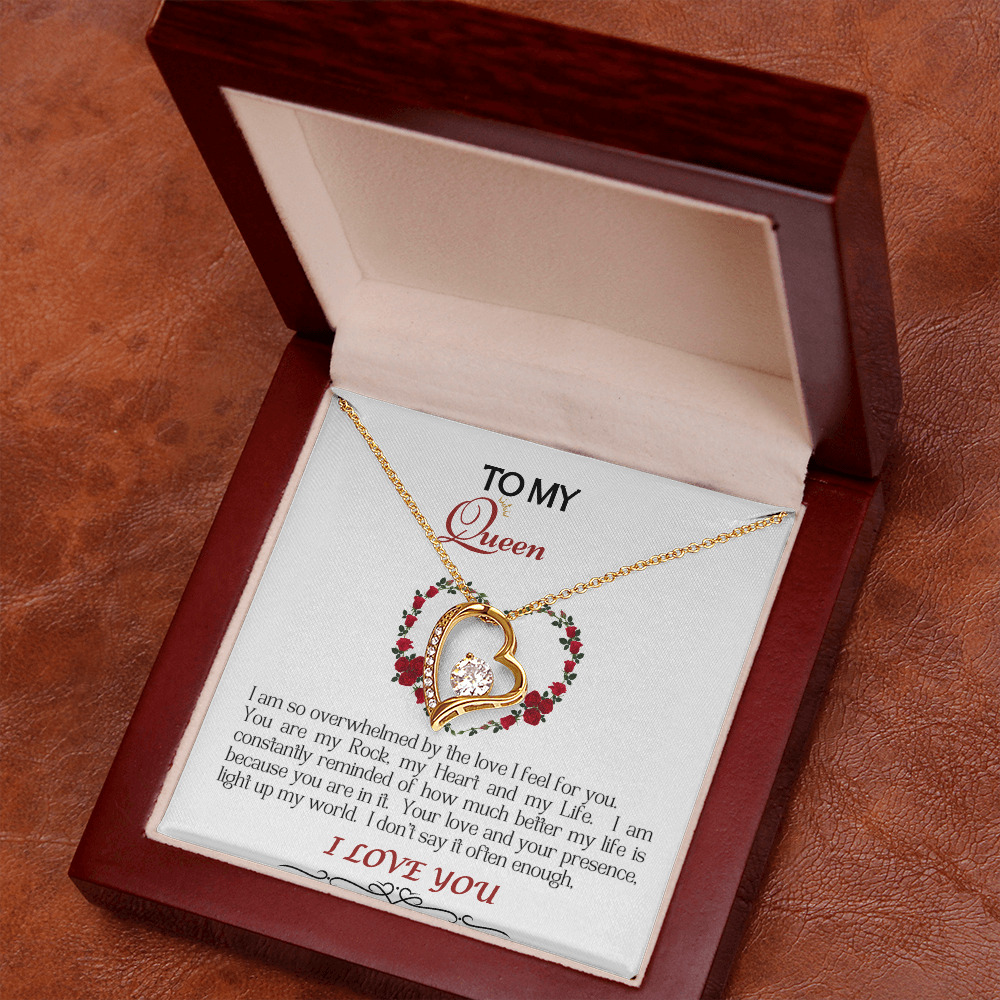 Forever Love Necklace/My Queen/White