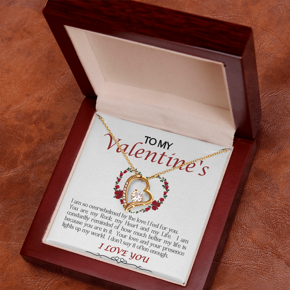 Forever Love Necklace/My Valentine/White