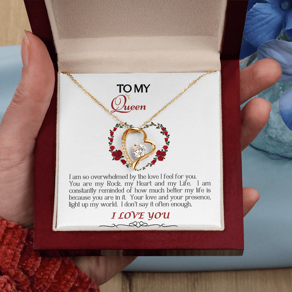 Forever Love Necklace/My Queen/White