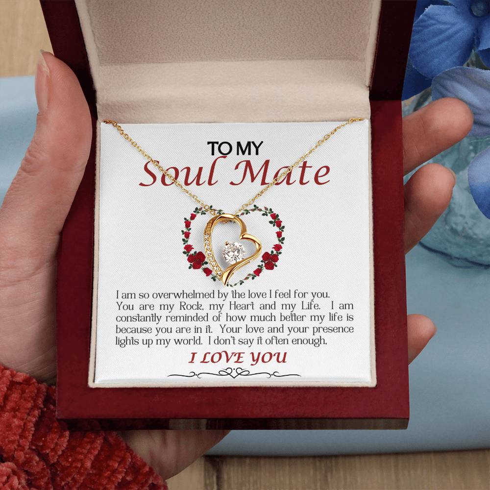 Forever Love Necklace/Soul Mate/White