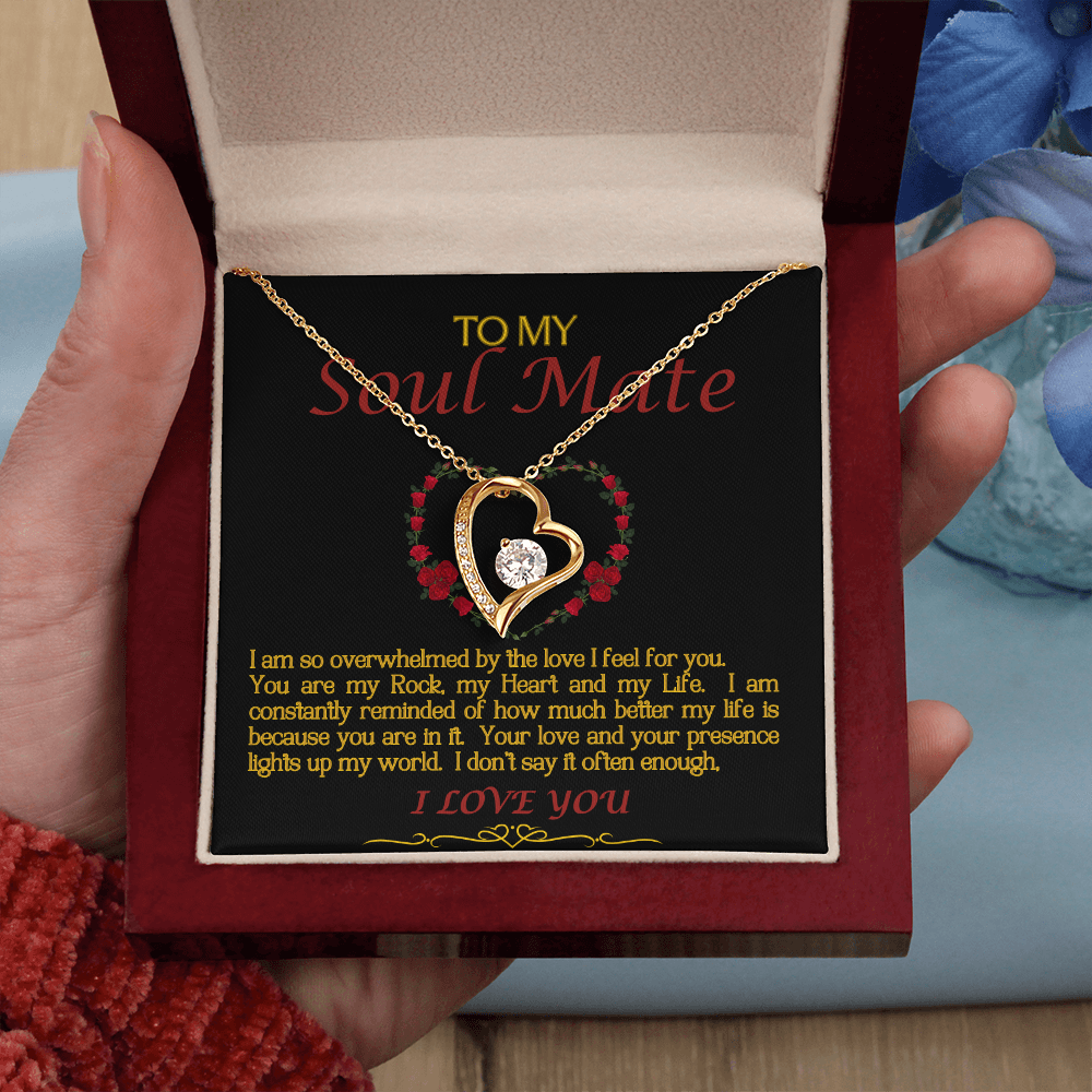 Forever Love Necklace/Soul Mate/Black