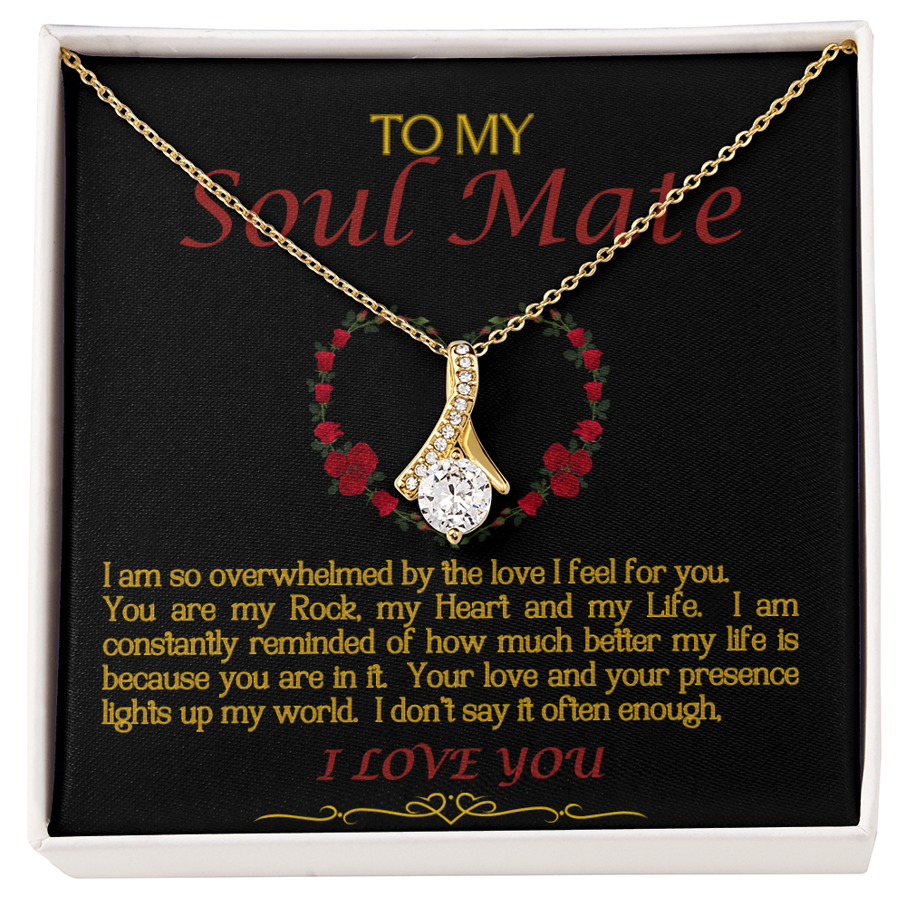 Alluring Beauty Necklace/Soul Mate/Black