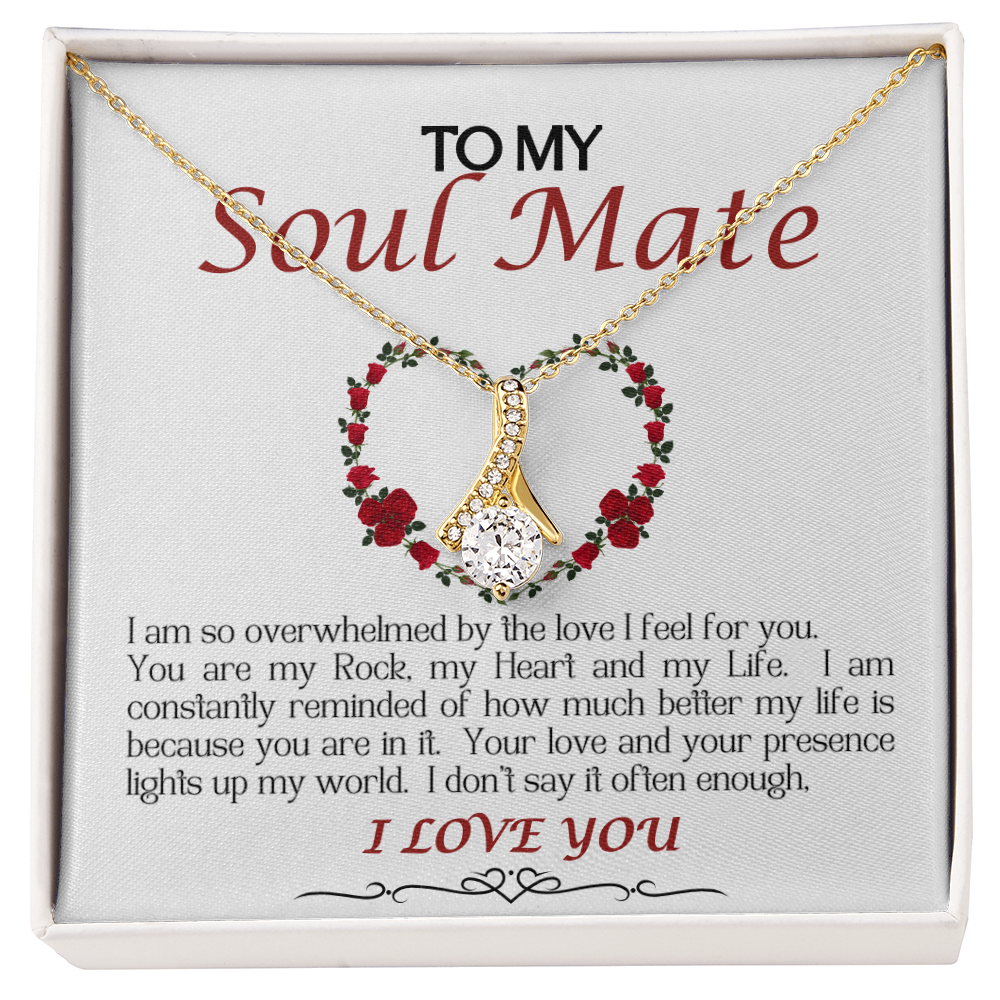 Alluring Beauty Necklace/Soul Mate/White