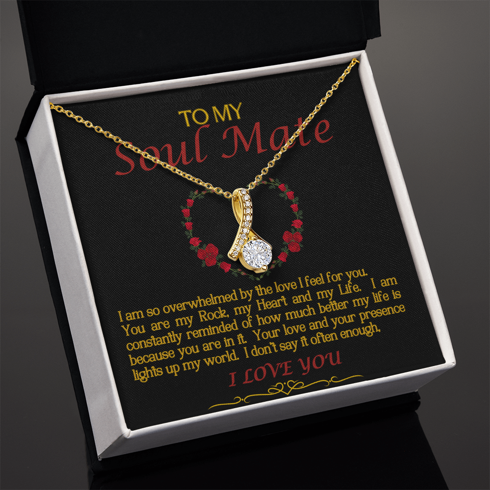 Alluring Beauty Necklace/Soul Mate/Black