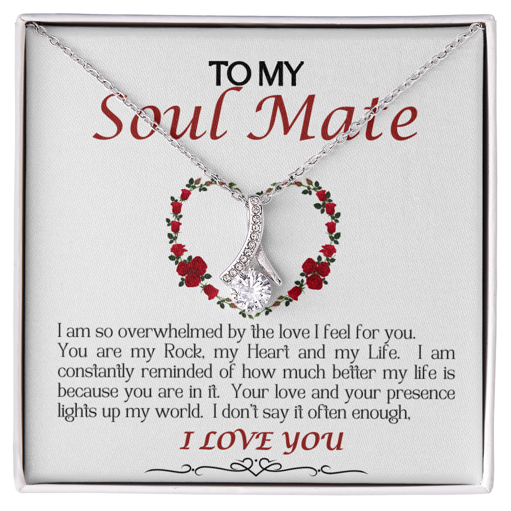 Alluring Beauty Necklace/Soul Mate/White