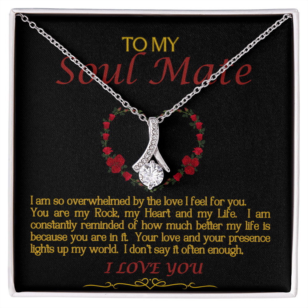 Alluring Beauty Necklace/Soul Mate/Black