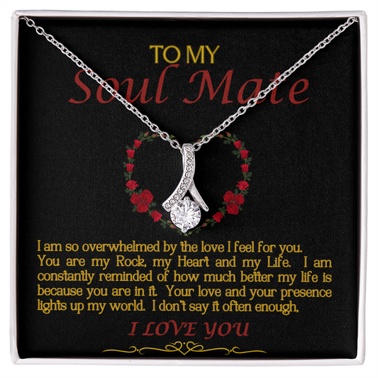 Alluring Beauty Necklace/Soul Mate/Black