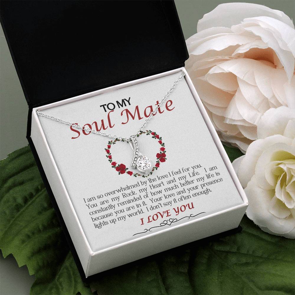 Alluring Beauty Necklace/Soul Mate/White