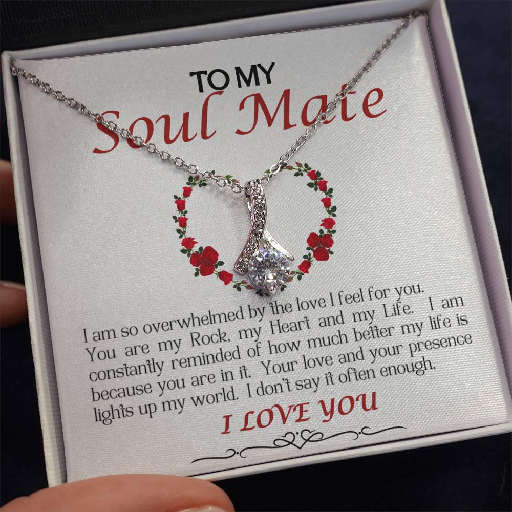 Alluring Beauty Necklace/Soul Mate/White