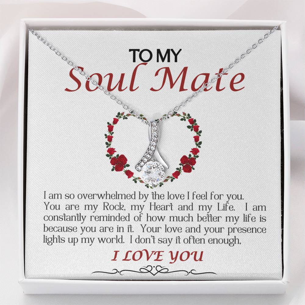 Alluring Beauty Necklace/Soul Mate/White
