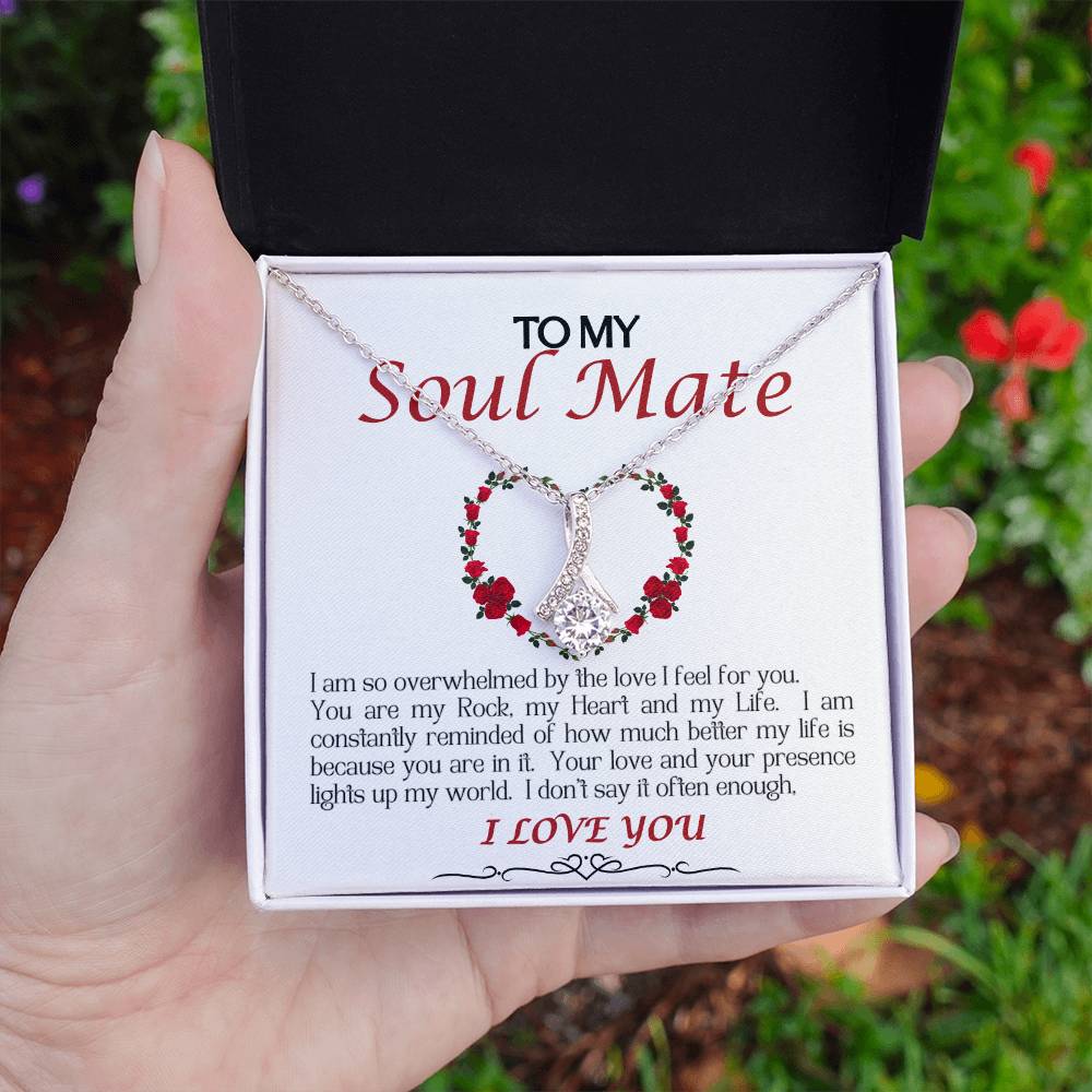 Alluring Beauty Necklace/Soul Mate/White