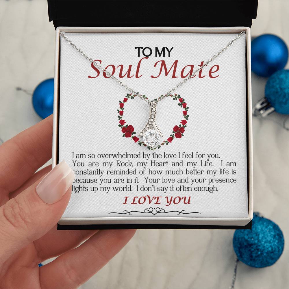 Alluring Beauty Necklace/Soul Mate/White