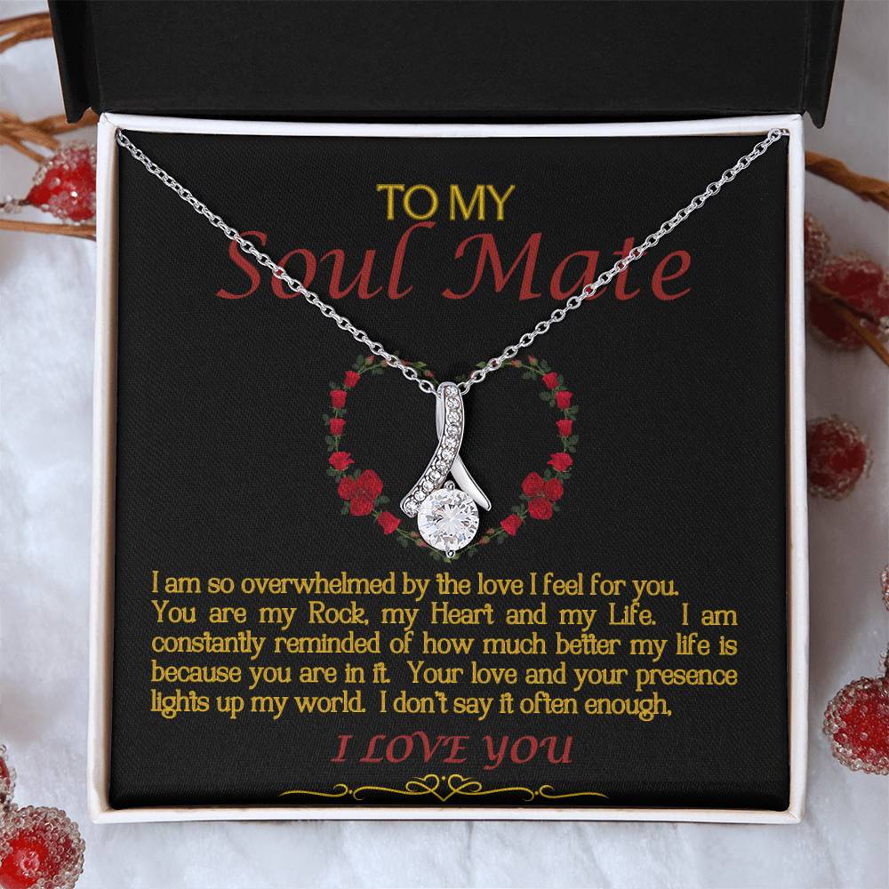 Alluring Beauty Necklace/Soul Mate/Black