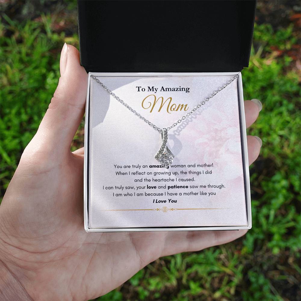 My Amazing Mom Allure Necklace Pink