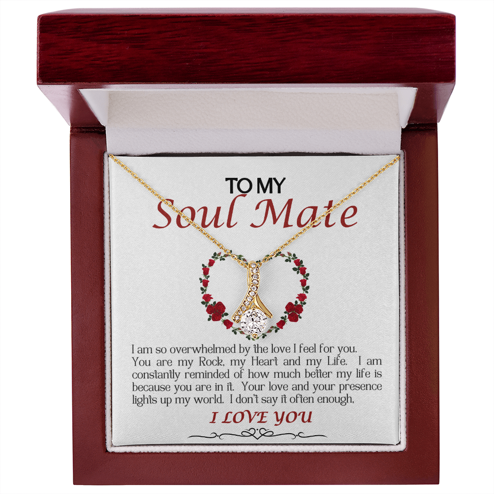 Alluring Beauty Necklace/Soul Mate/White