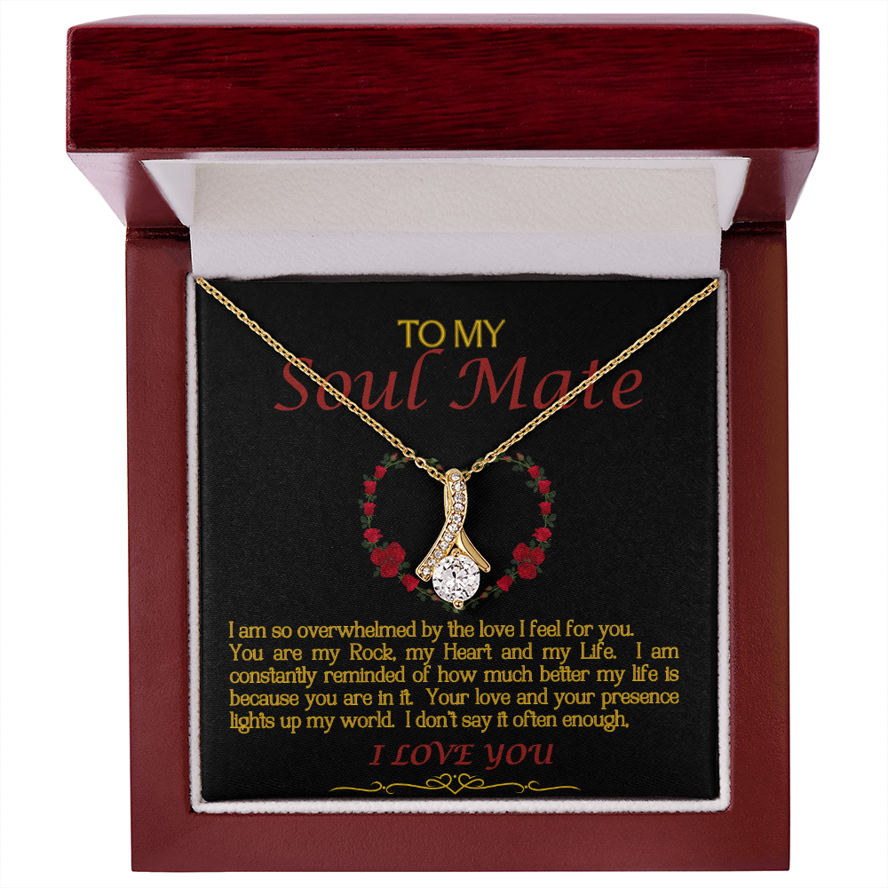 Alluring Beauty Necklace/Soul Mate/Black