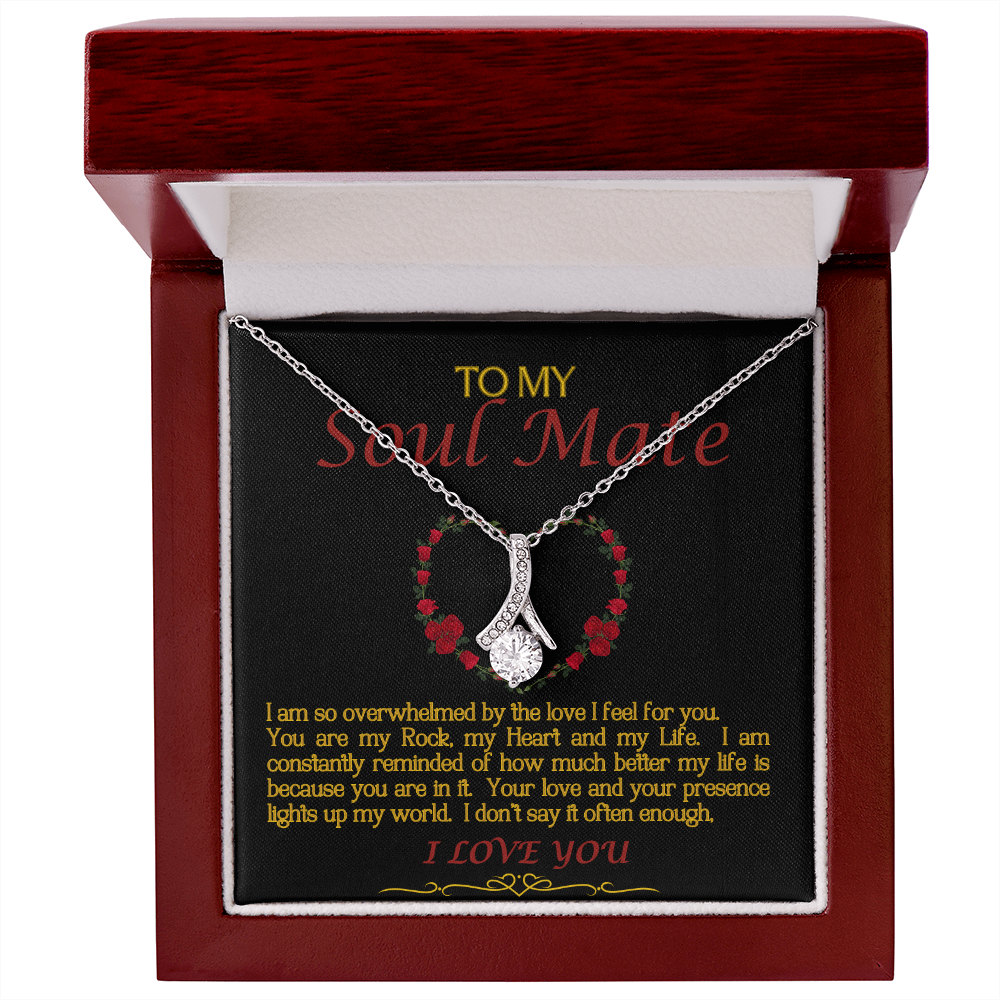 Alluring Beauty Necklace/Soul Mate/Black