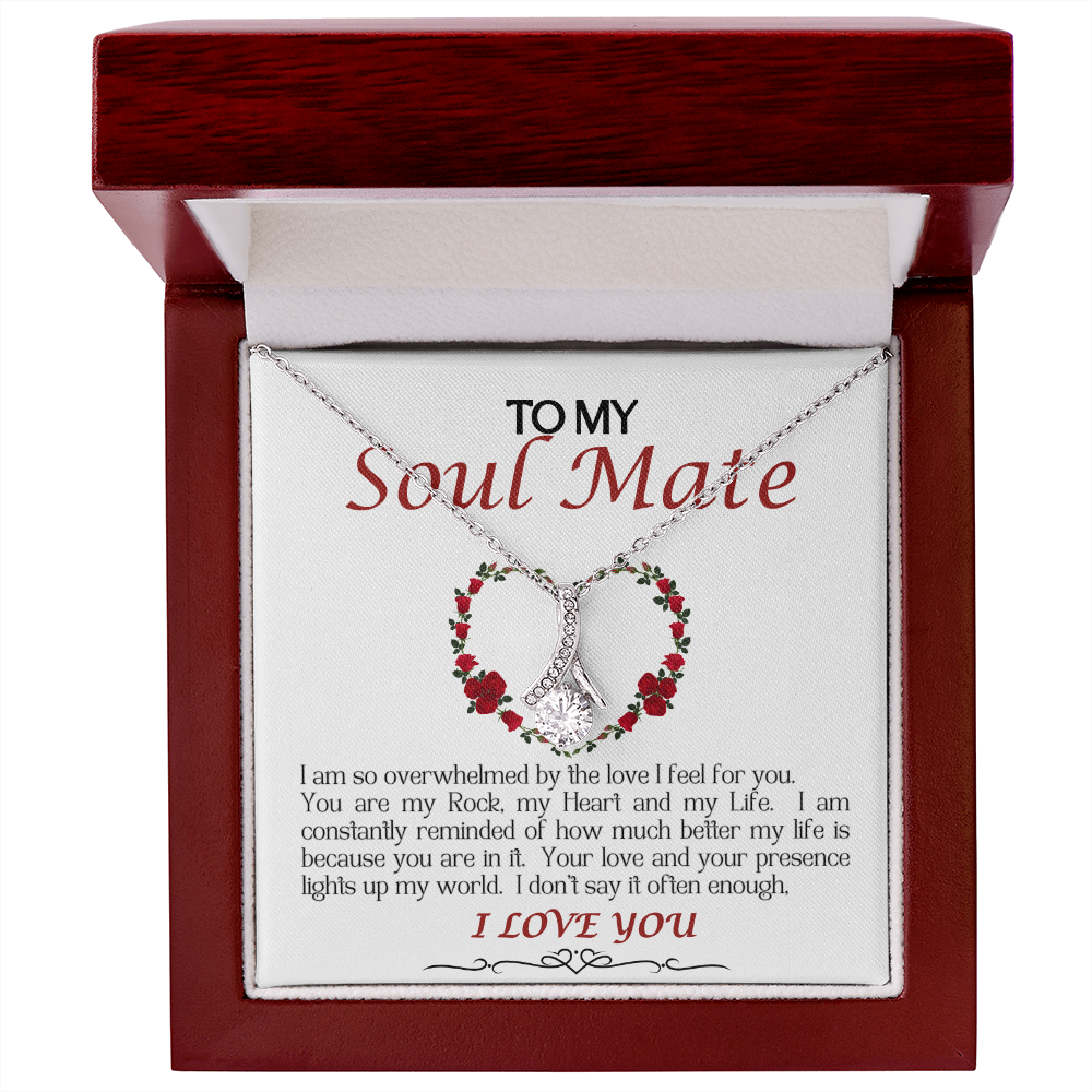 Alluring Beauty Necklace/Soul Mate/White
