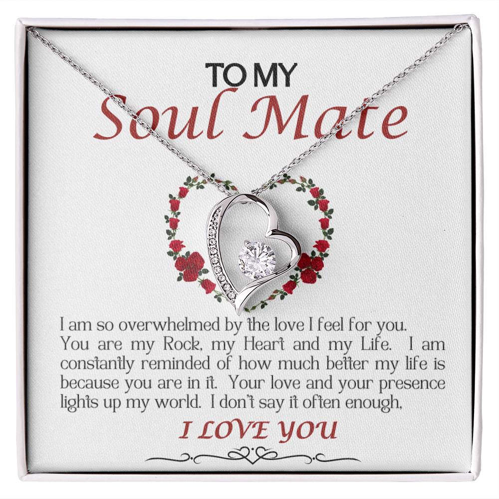 Forever Love Necklace/Soul Mate/White