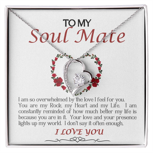 Forever Love Necklace/Soul Mate/White