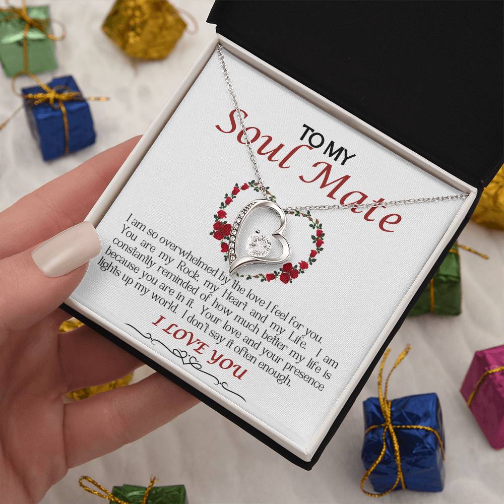 Forever Love Necklace/Soul Mate/White