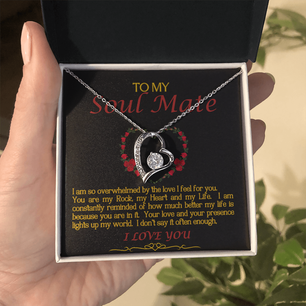 Forever Love Necklace/Soul Mate/Black