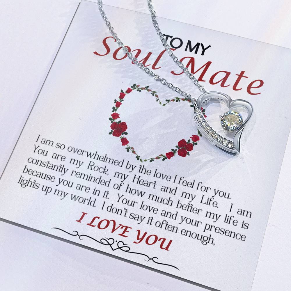 Forever Love Necklace/Soul Mate/White