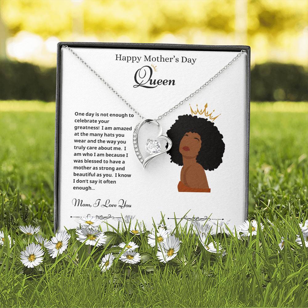 Mothers Day Queen 2 Forever Love Necklace