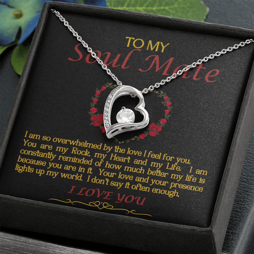 Forever Love Necklace/Soul Mate/Black