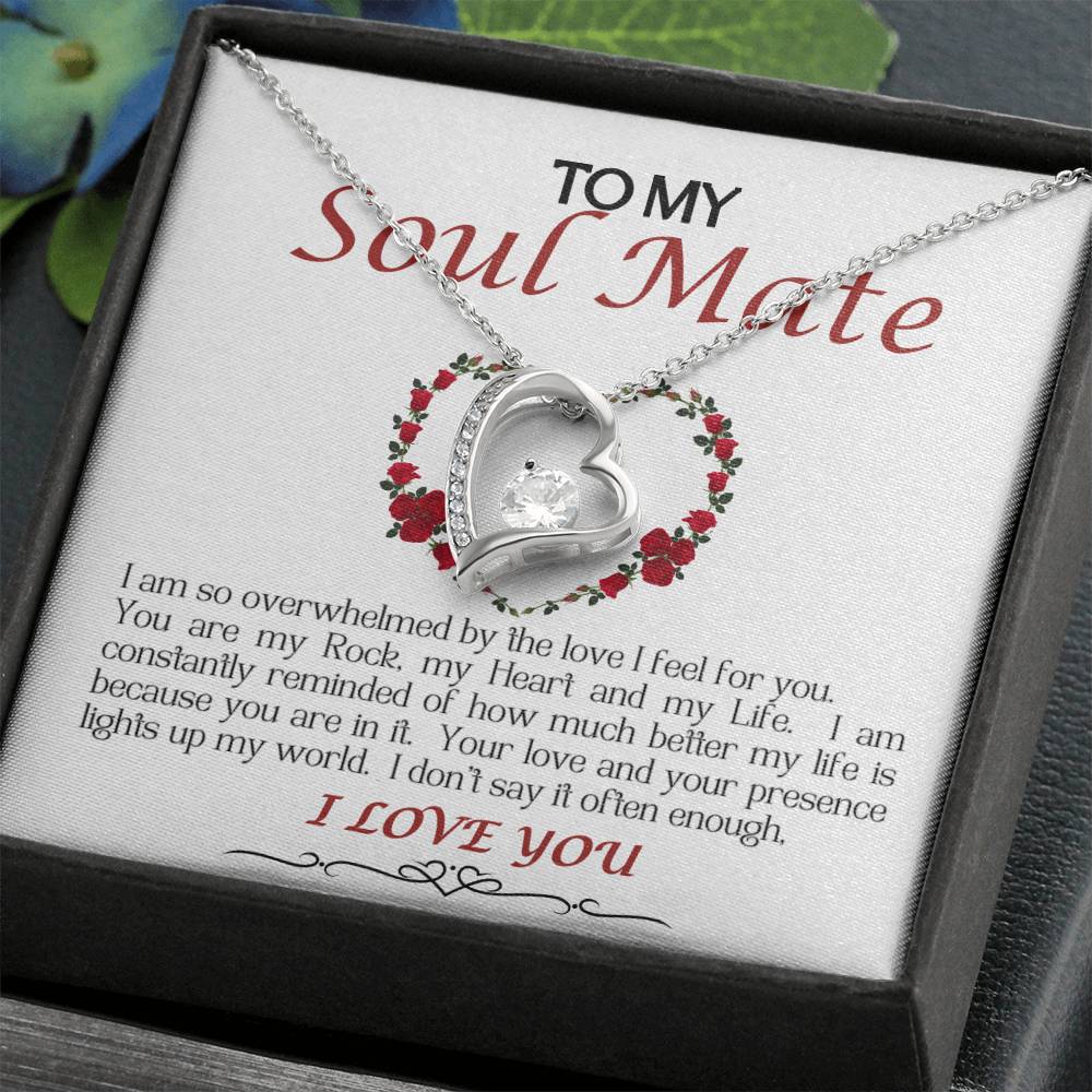 Forever Love Necklace/Soul Mate/White