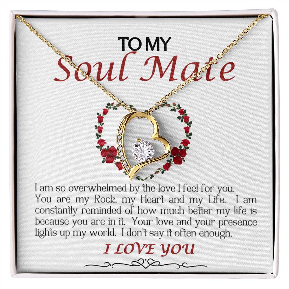 Forever Love Necklace/Soul Mate/White