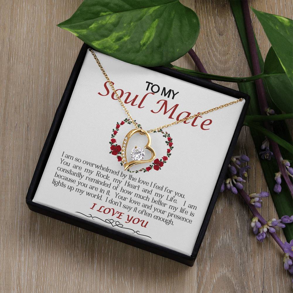 Forever Love Necklace/Soul Mate/White