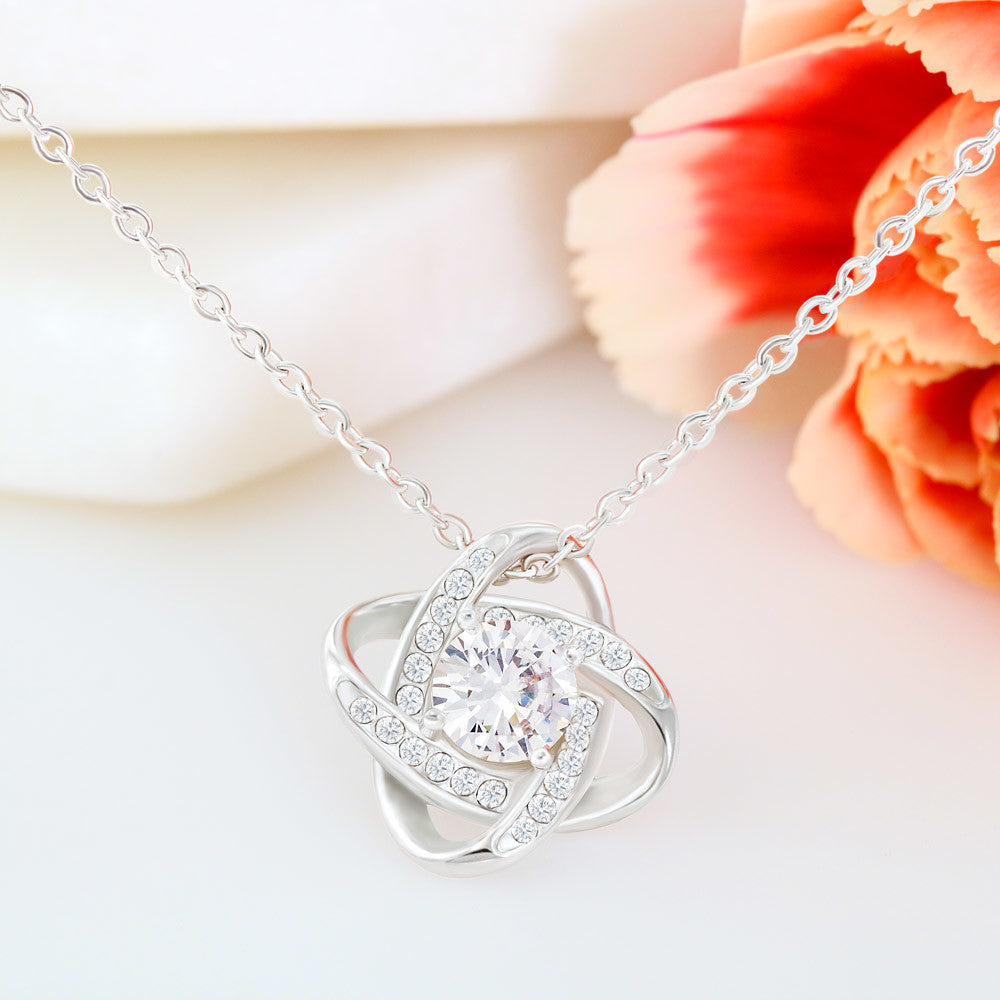 To My Amazing Daughter - Love Knot Necklace - Graduation