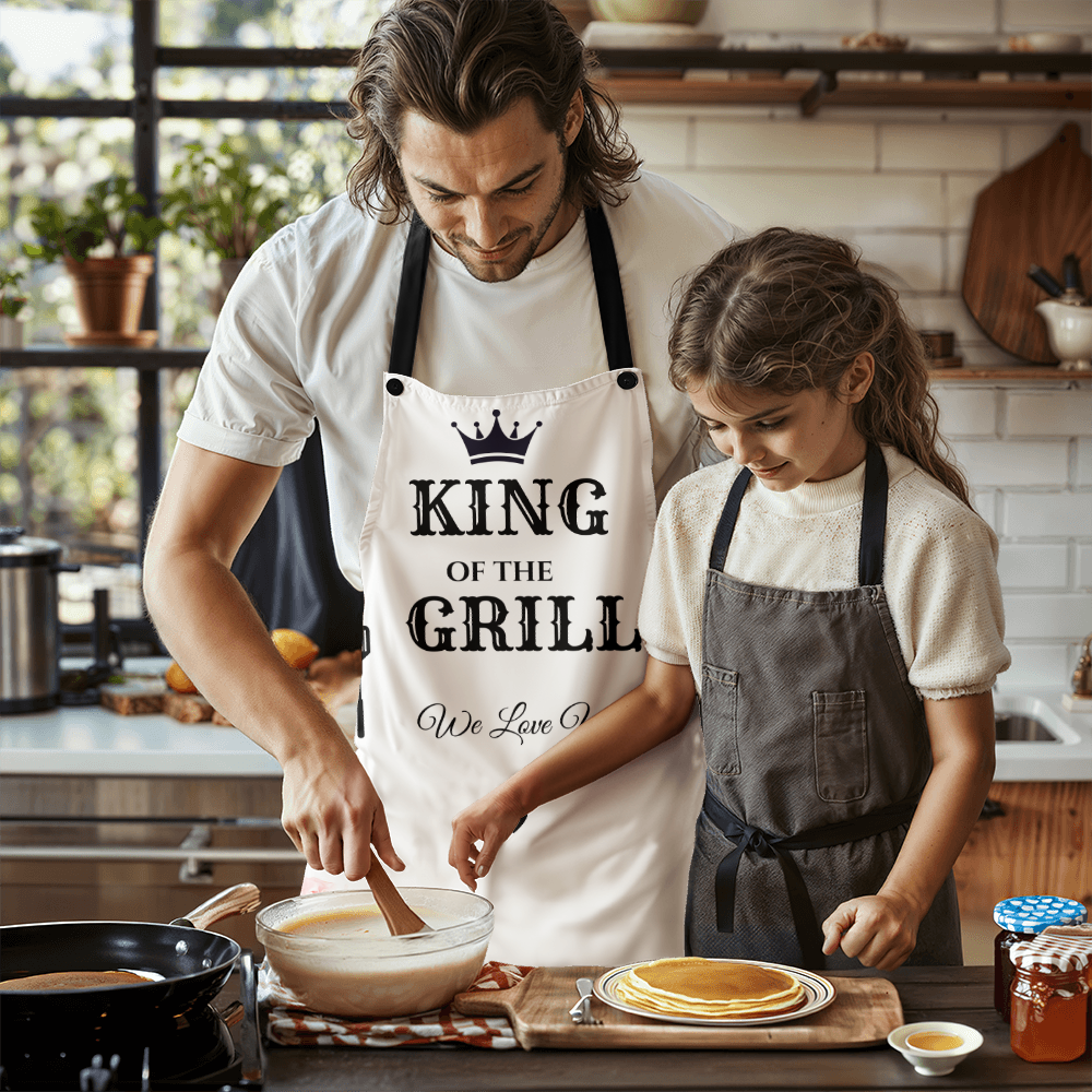 King of the Grill/ Best Flippin Dad BBQ Platter and Apron