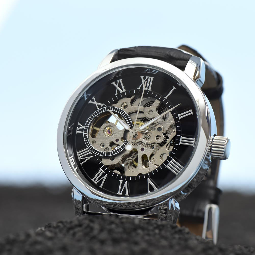 Men's Openwork Watch + MC - Son's Graduation