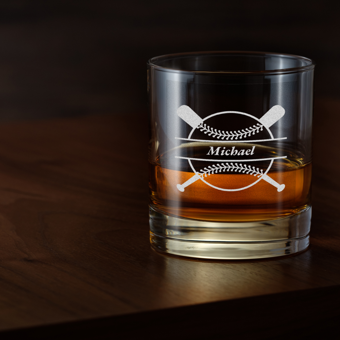 Laser Engraved Whiskey Glass/ Tumbler -Personalized