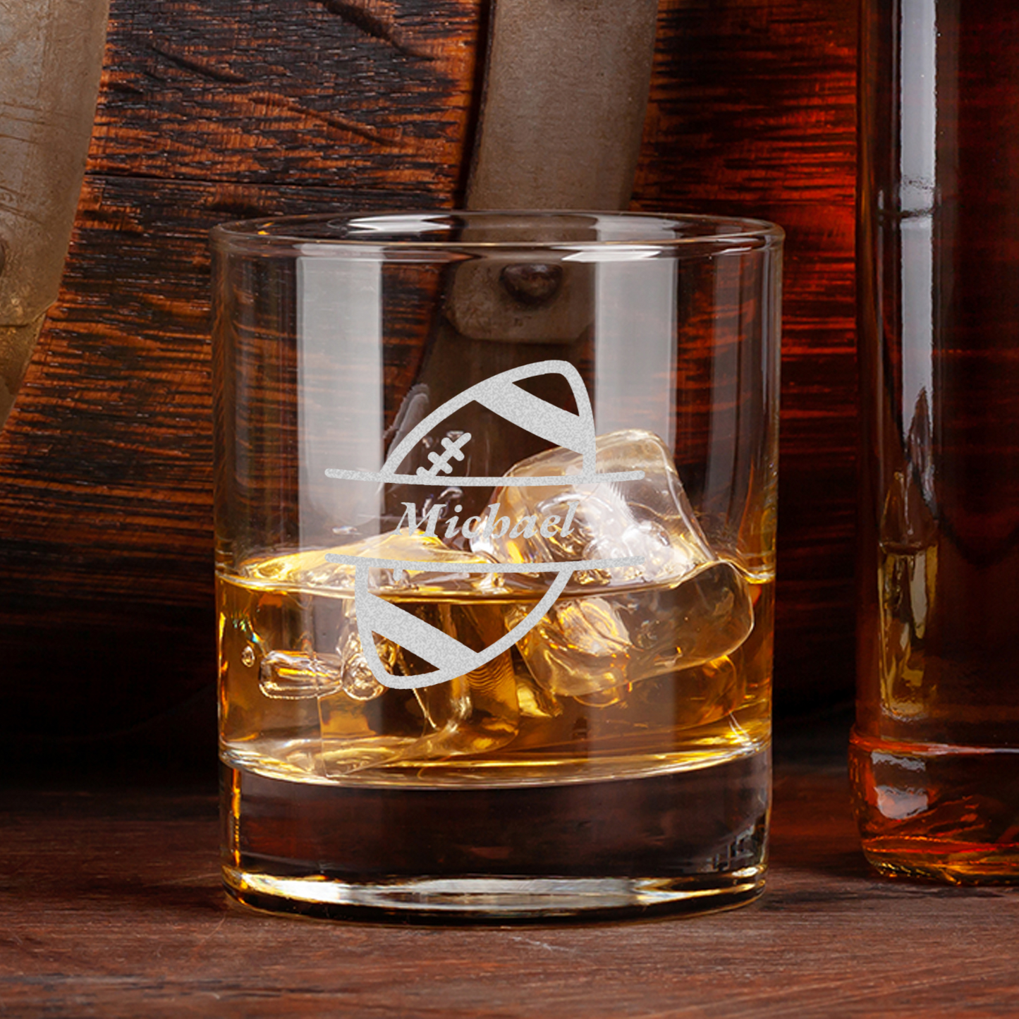 Laser Engraved Whiskey Glass/ Tumbler -Personalized